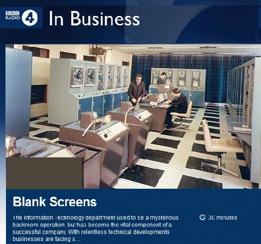 Blank Screens. IN BUSINESS.